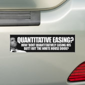 Kwantitatieve verlichting - Anti-Barack Obama Bumpersticker (Op auto)