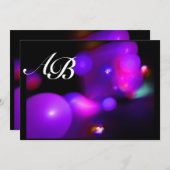 KWANTUM BEL pink zwart paars fuchsia Kaart (Voorkant / Achterkant)