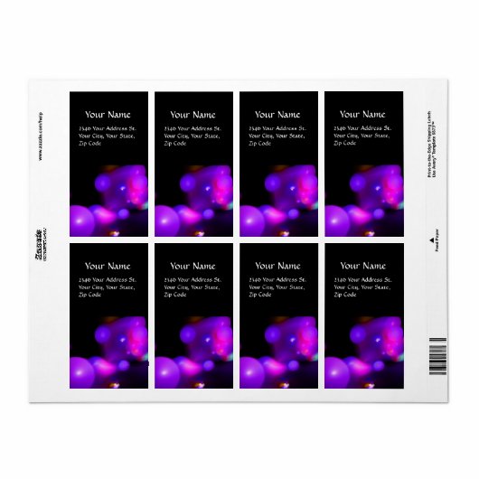 KWANTUM BUBBLES ETIKET (Full Sheet)