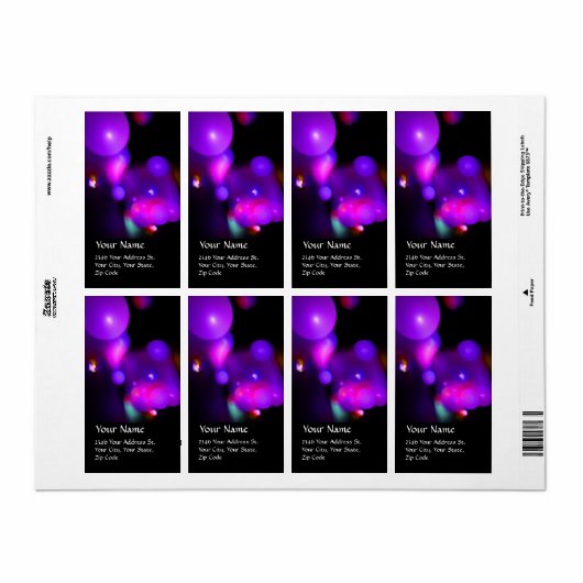 KWANTUM BUBBLES ETIKET (Full Sheet)