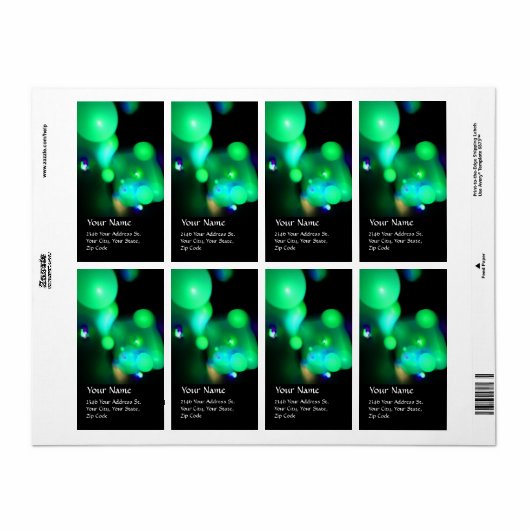 KWANTUM BUBBLES ETIKET (Full Sheet)