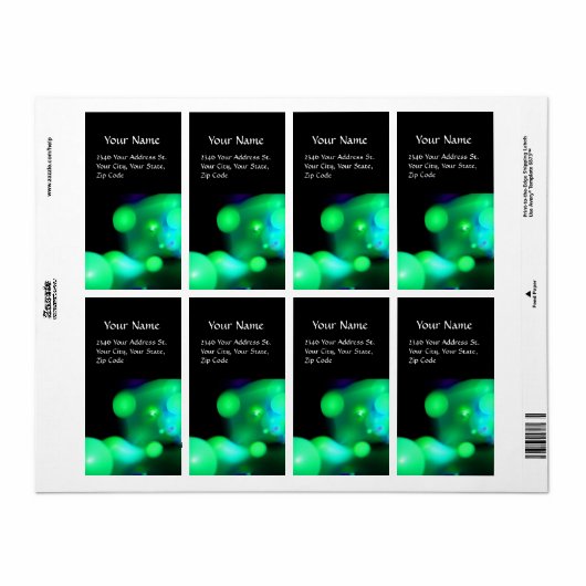 KWANTUM BUBBLES ETIKET (Full Sheet)