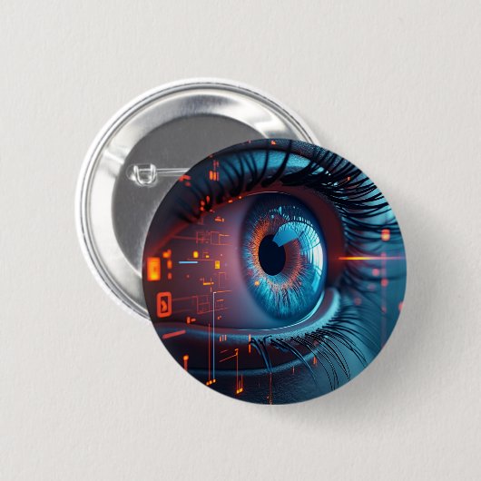 Kwantum Eye ronde knop Button 5,7 Cm (Voorkant /achterkant)