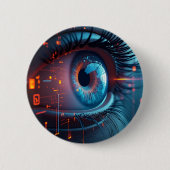 Kwantum Eye ronde knop Ronde Button 5,7 Cm (Voorkant)