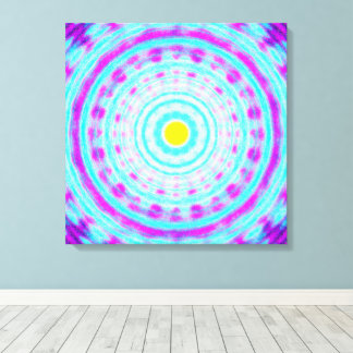  Kwantumfysica Mandala-patroon  Canvas Afdruk