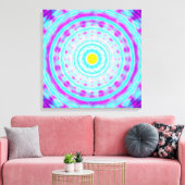  Kwantumfysica Mandala-patroon  Canvas Afdruk (Insitu (Woonkamer))