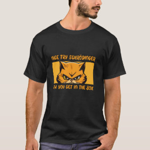 Kwantumfysica Schrödingers Kat Fysici Wetenschap T-shirt