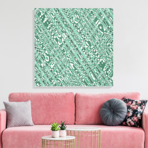 Kwantumfysica Vloeibare Kinetische Schildering  Canvas Afdruk