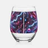 kwantumneongolven wijnglas zonder voet (Rechts)