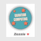 Kwantumrekenwetenschap Sticker (Vel)