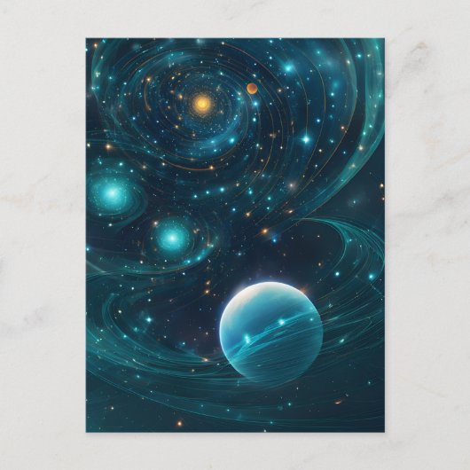 kwantumschemering briefkaart (Voorkant)