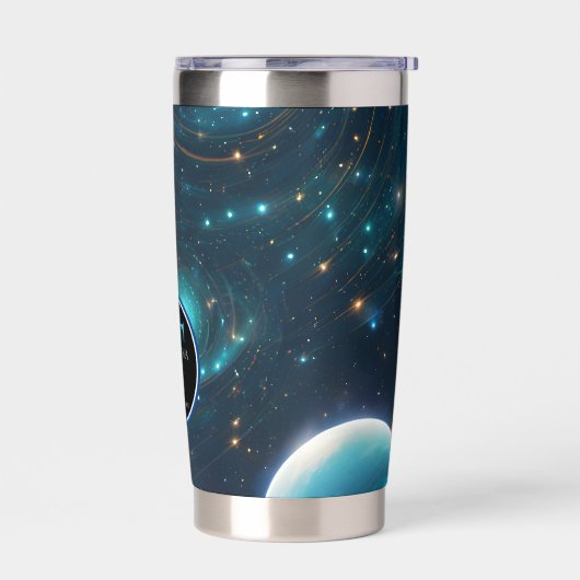 kwantumschemering geïsoleerde drinkbeker (Links)