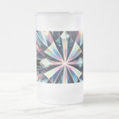 Kwantumvers - Prismatisch Starburst Glas Matglas Bierpul (Center)