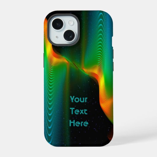 Kwantumverstrengeling iPhone 15 Case (Achterkant)