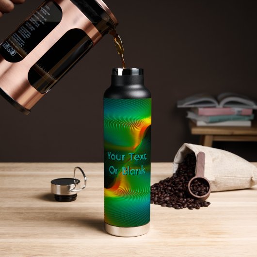 Kwantumverstrengeling Waterfles (Koffie (Gedraaid) )