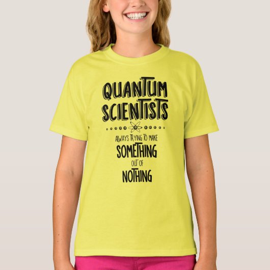 Kwantumwetenschappers T-shirt (Voorkant)
