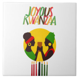 Kwanza Decor Keramische Tegel Trivet Decoratie Tegeltje