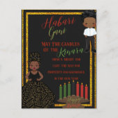 kwanza Holiday Kaart (Voorkant)