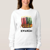 Kwanza Kinara, Zeven Kaars" Sweatshirt voor dames (Voorkant)