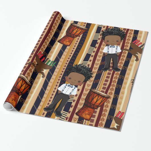 Kwanza Wrapping paper Cadeaupapier (Uitgerold)