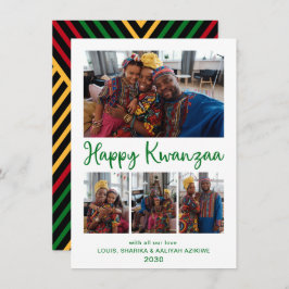 Kwanzaa 4 Foto Feestdagenkaart