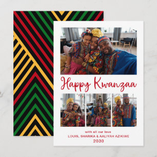 Kwanzaa 4 Foto Feestdagenkaart