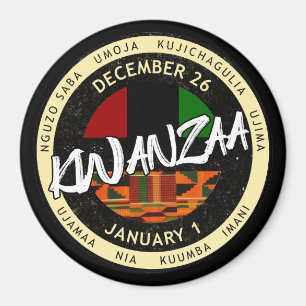 Kwanzaa 7 Beginselen Magneet