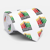 Kwanzaa 7 Beginselen Stropdas (Opgerold)