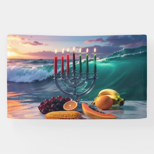 KWANZAA - 7 NACHTEN - KINARA SPANDOEK (Horizontaal)