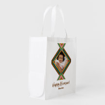 Kwanzaa Aangepast, helder gekleurd diamantpatroon
