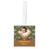 Kwanzaa Aangepast, helder gekleurd diamantpatroon Decoratie (Voorkant)