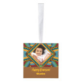 Kwanzaa Aangepast, helder gekleurd diamantpatroon Decoratie (Rechts)