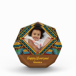 Kwanzaa Aangepast, helder gekleurd diamantpatroon Fotoblokken