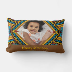 Kwanzaa Aangepast, helder gekleurd diamantpatroon Kussen