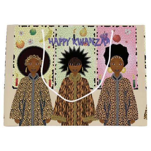 Kwanzaa African American Choir Groot Cadeauzakje (Voorkant)