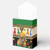 Kwanzaa African American Holiday Bedankdoosjes (Geopend)