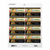 Kwanzaa African American Holiday Etiket (Full Sheet)