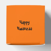 Kwanzaa African American Holiday Favor Box Bedankdoosjes (Bovenkant)