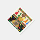 Kwanzaa African American Holiday Servet (Hoek)