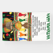 Kwanzaa African American Holiday Spandoek (Horizontaal)