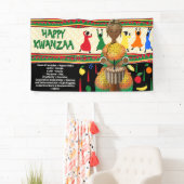 Kwanzaa African American Holiday Spandoek (Insitu)
