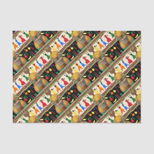 Kwanzaa African American Holiday Tissuepapier (Voorkant)