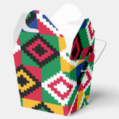 Kwanzaa African Geometric Print (3) Bedankdoosjes (Geopend)