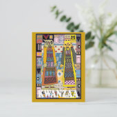 Kwanzaa - Afrikaanse tekens Briefkaart (Staand voorkant)