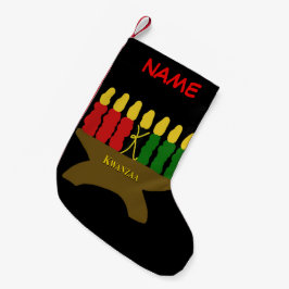 Kwanzaa Art kerststaart Stocking Kleine Kerstsok