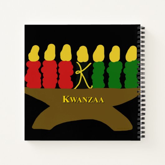 Kwanzaa Art Notitieboek (Achterkant)