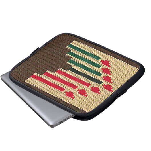 Kwanzaa Artisan gehaakte print elektronica tas (Voorkant onderkant)