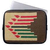 Kwanzaa Artisan gehaakte print elektronica tas (Voorkant)