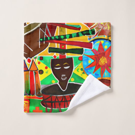 Kwanzaa Bad Handdoek (Wasdoekje)