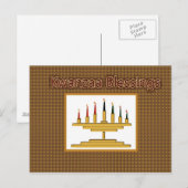 Kwanzaa Blessings Briefkaart (Voorkant / Achterkant)